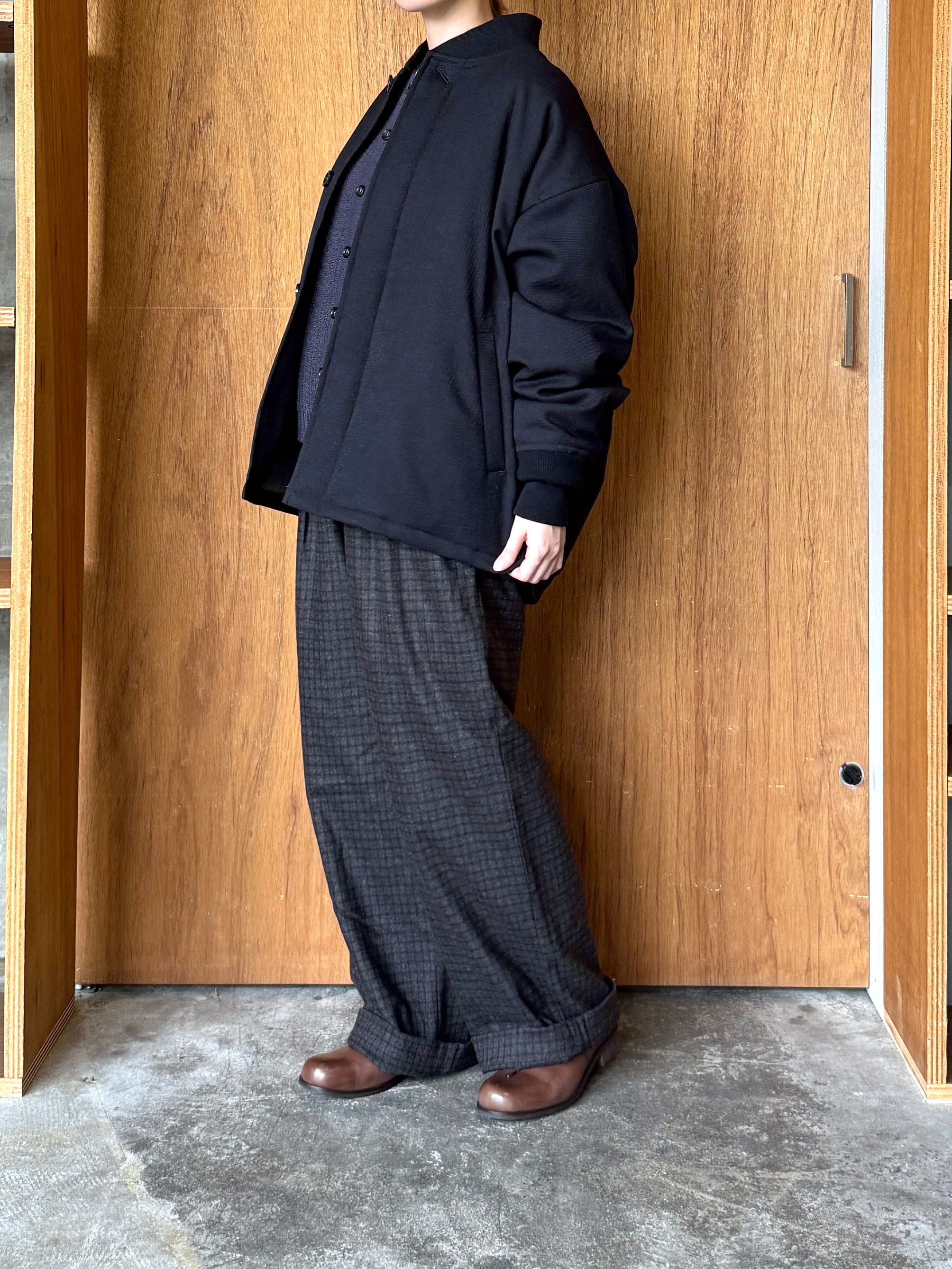 miffew / 2TUCK DOWN TROUSERS（GUNCLUBCHECK）