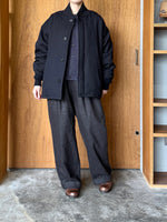 miffew / VARSITY DOWN JACKET（BLACK）