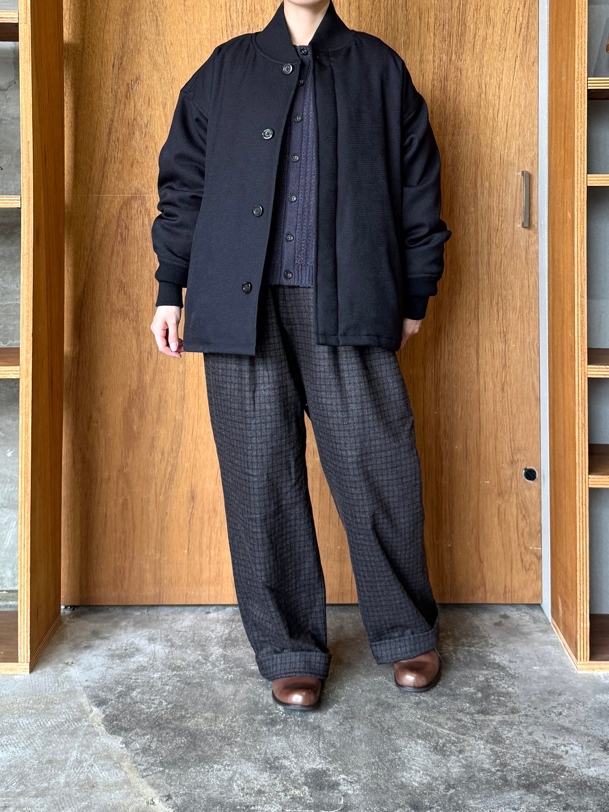 miffew / 2TUCK DOWN TROUSERS（GUNCLUBCHECK）