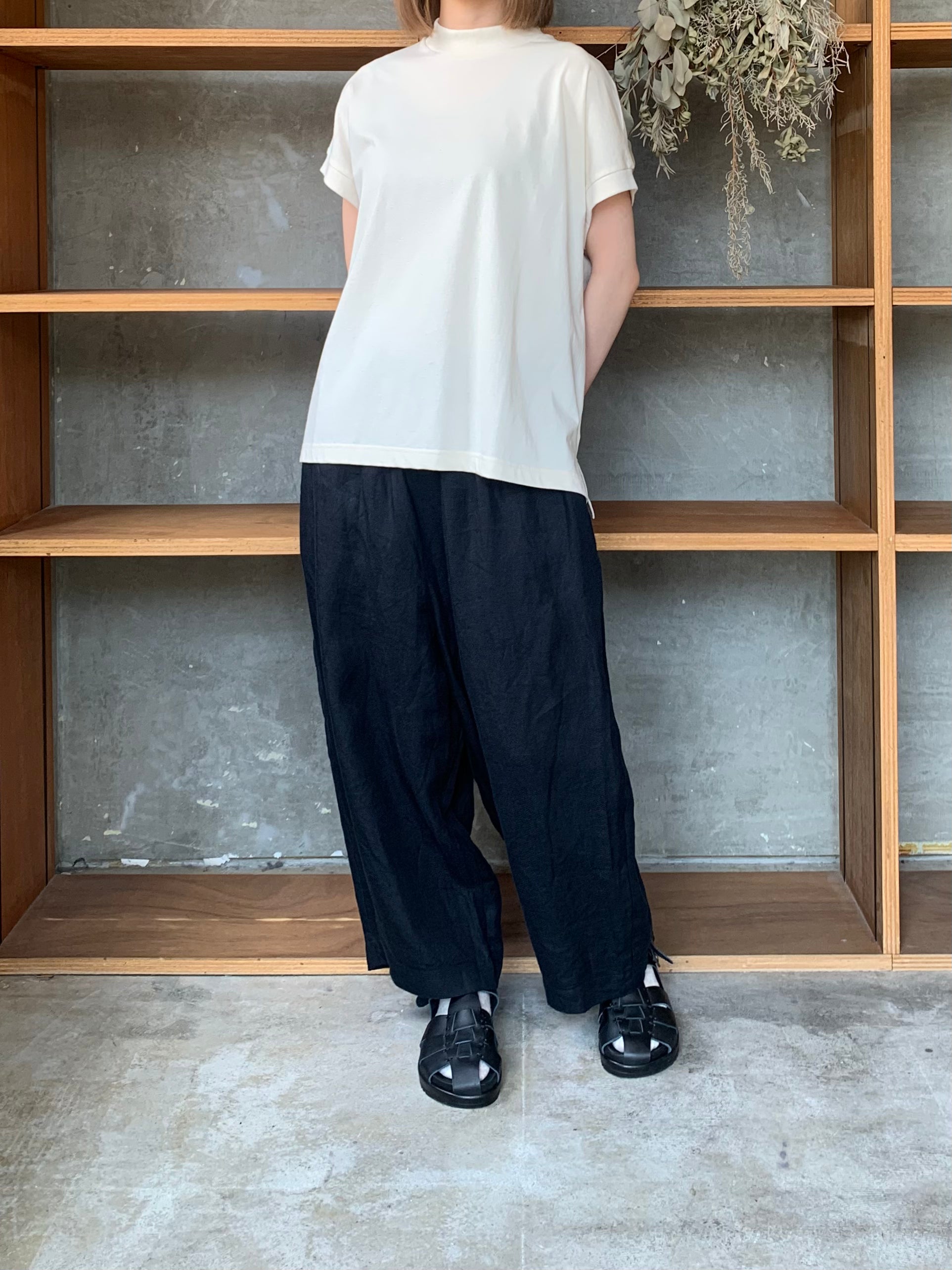 tumugu / オーガニック空紡天竺 フレンチTシャツ（KINARI）