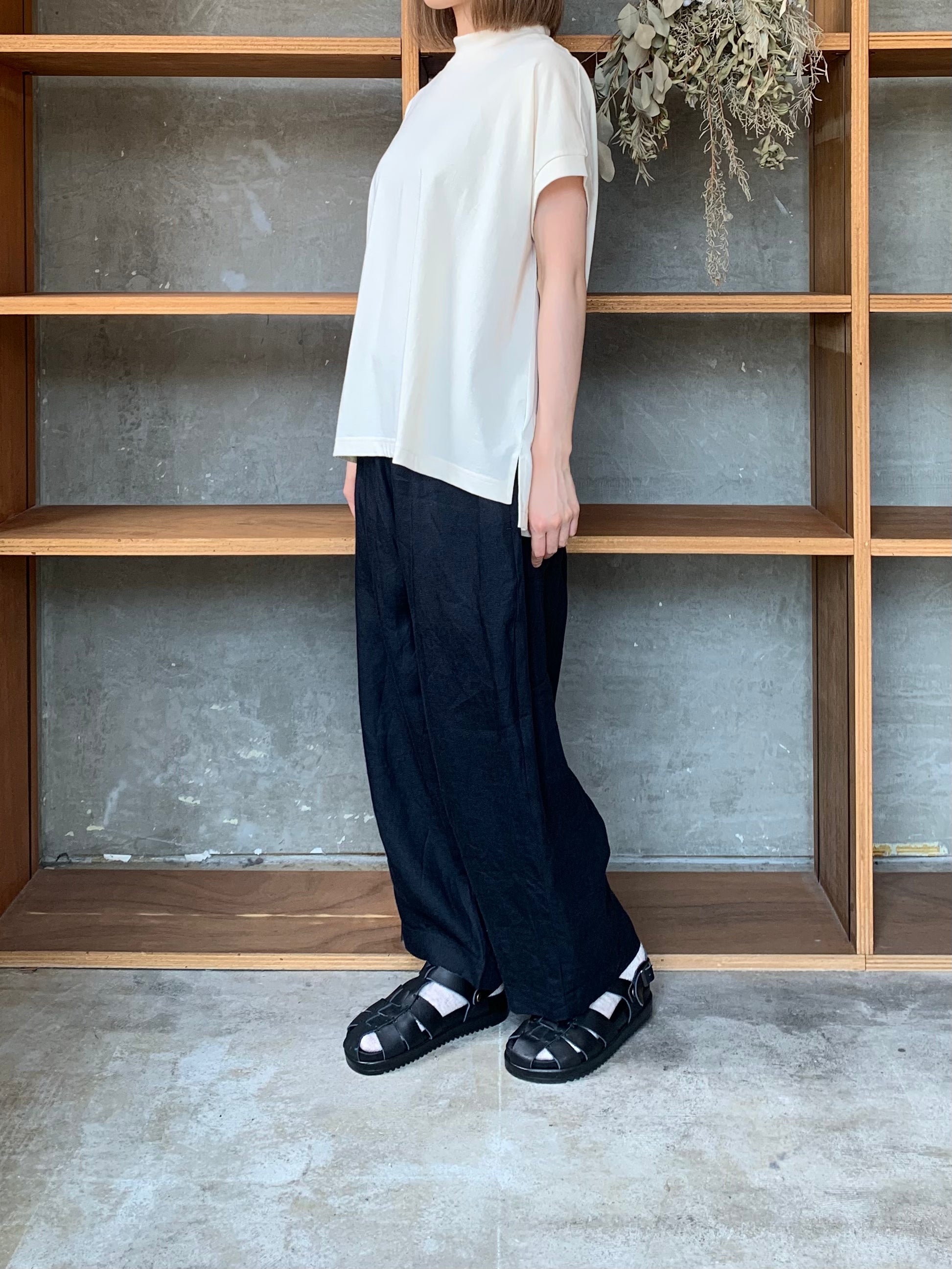 tumugu / オーガニック空紡天竺 フレンチTシャツ（KINARI）