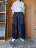 【予約】qiri / ribbon flower Tee (pink)