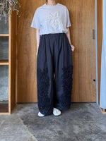 【予約】qiri / ribbon flower Tee (pink)