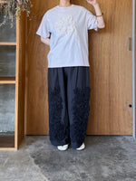 【予約】qiri / ribbon flower Tee (pink)
