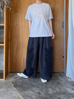 【予約】qiri / ribbon flower Tee (pink)
