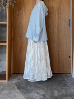 【予約】qiri / sashiko check shirts Parker (blue mix)