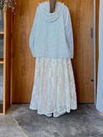 【予約】qiri / sashiko check shirts Parker (blue mix)