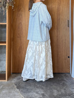 【予約】qiri / sashiko check shirts Parker (blue mix)