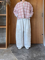 【予約】qiri / patchwork jacquard jacket (pink mix)