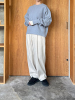 OTOAA / GARMENT DYE SWEAT CREW NECK (CORNFLOWER BLUE)