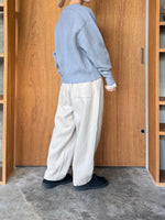 OTOAA / GARMENT DYE SWEAT CREW NECK (CORNFLOWER BLUE)