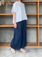 TISSU / クラシック天竺 モックネックドルマンT（シロ）