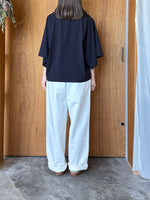 UNIVERSAL TISSU / ソルシールドハイゲージ天竺 BIGスリーブTシャツ（ネイビー）