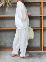 qiri / lasew gather pants (キナリ)
