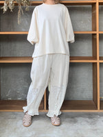 qiri / lasew gather pants (キナリ)