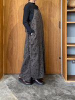 qiri / flower tale gather wide pants (ブラウン)