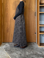 qiri / flower tale gather wide pants (ブラウン)