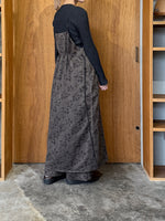 qiri / flower tale gather wide pants (ブラウン)