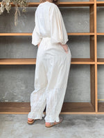 qiri / lasew gather pants (キナリ)