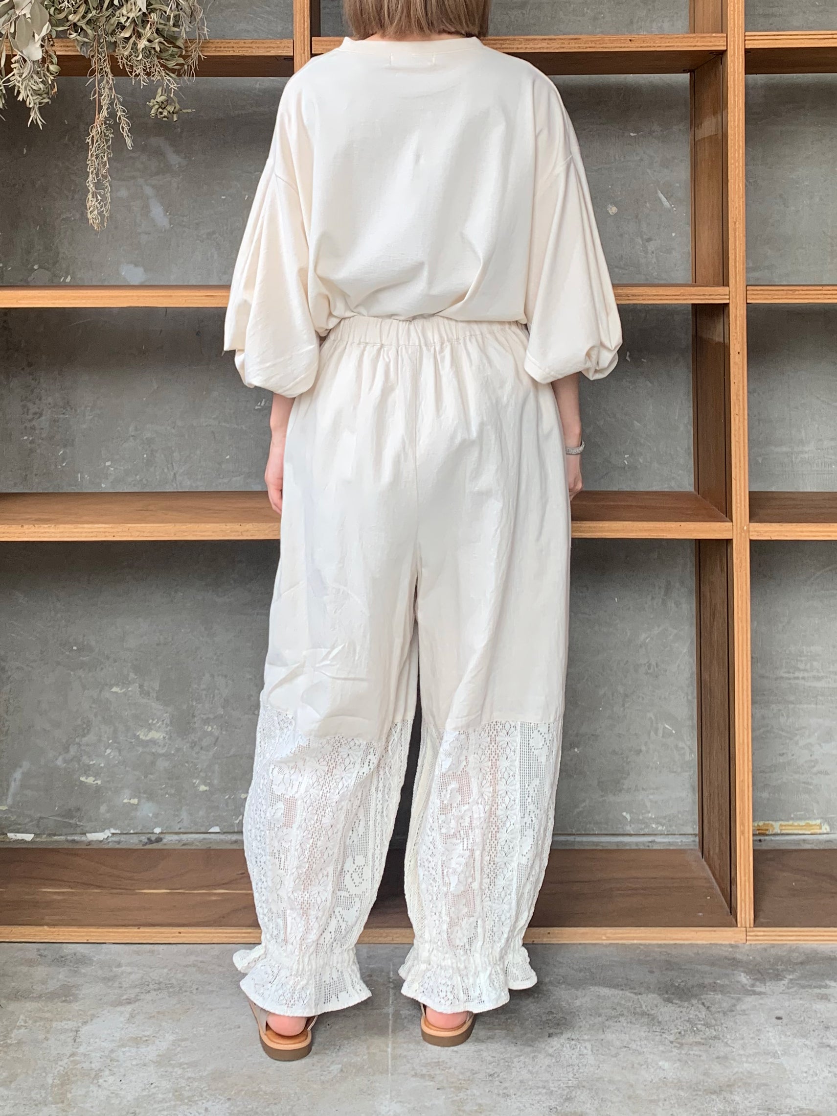 qiri / lasew gather pants (キナリ)
