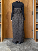 qiri / flower tale gather wide pants (ブラウン)