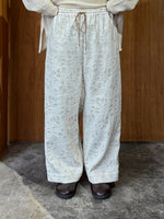 qiri / flower tale gather wide pants (キナリ)
