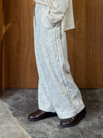 qiri / flower tale gather wide pants (キナリ)