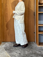 qiri / flower tale gather wide pants (キナリ)