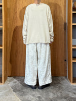 qiri / flower tale gather wide pants (キナリ)