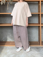 TISSU / ヘビープレーティング天竺 ラグランTシャツ（ベージュ）