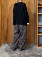 qiri / flower tale gather wide pants (ブラウン)