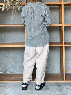 GALERIE TISSU / オーガニックリネンツイル タックイージーPT（ベージュ）