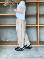GALERIE TISSU / オーガニックリネンツイル タックイージーPT（ベージュ）