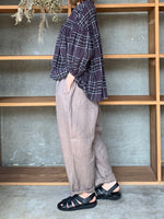 GALERIE TISSU / オーガニックリネンツイル タックイージーPT（モカ）