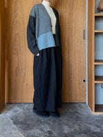 Vlas Blomme / Pure Yak マルチカラー2Wayカーディガン(G.Olive)