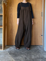 Vlas Blomme / Cotton Sheer フライス 七分袖プルオーバー (D.Black)