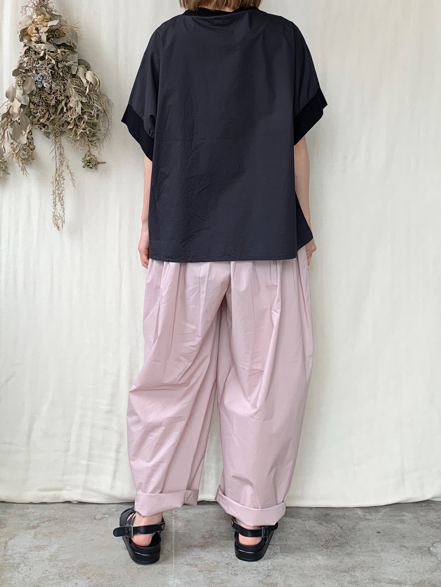 TISSU / 接触冷感マルチエフェクトコンボ ドルマンT（クロ×クロ）