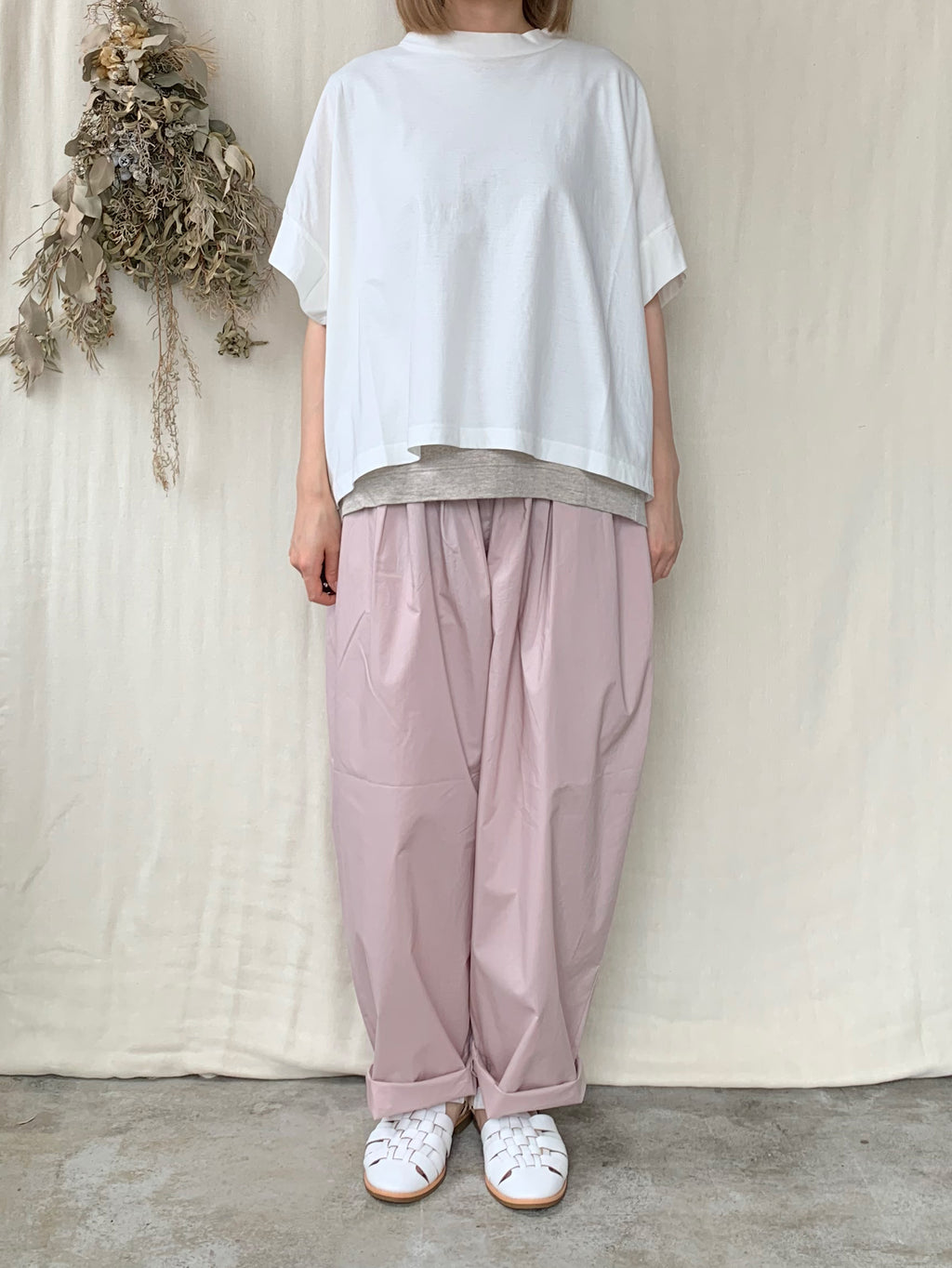 TISSU / 接触冷感マルチエフェクトコンボ ドルマンT（シロ×シロ）サイズ１