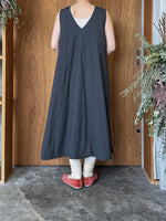 ROBE de PEAU / 4 Way Layered Umbrella Dress (Charcoal)