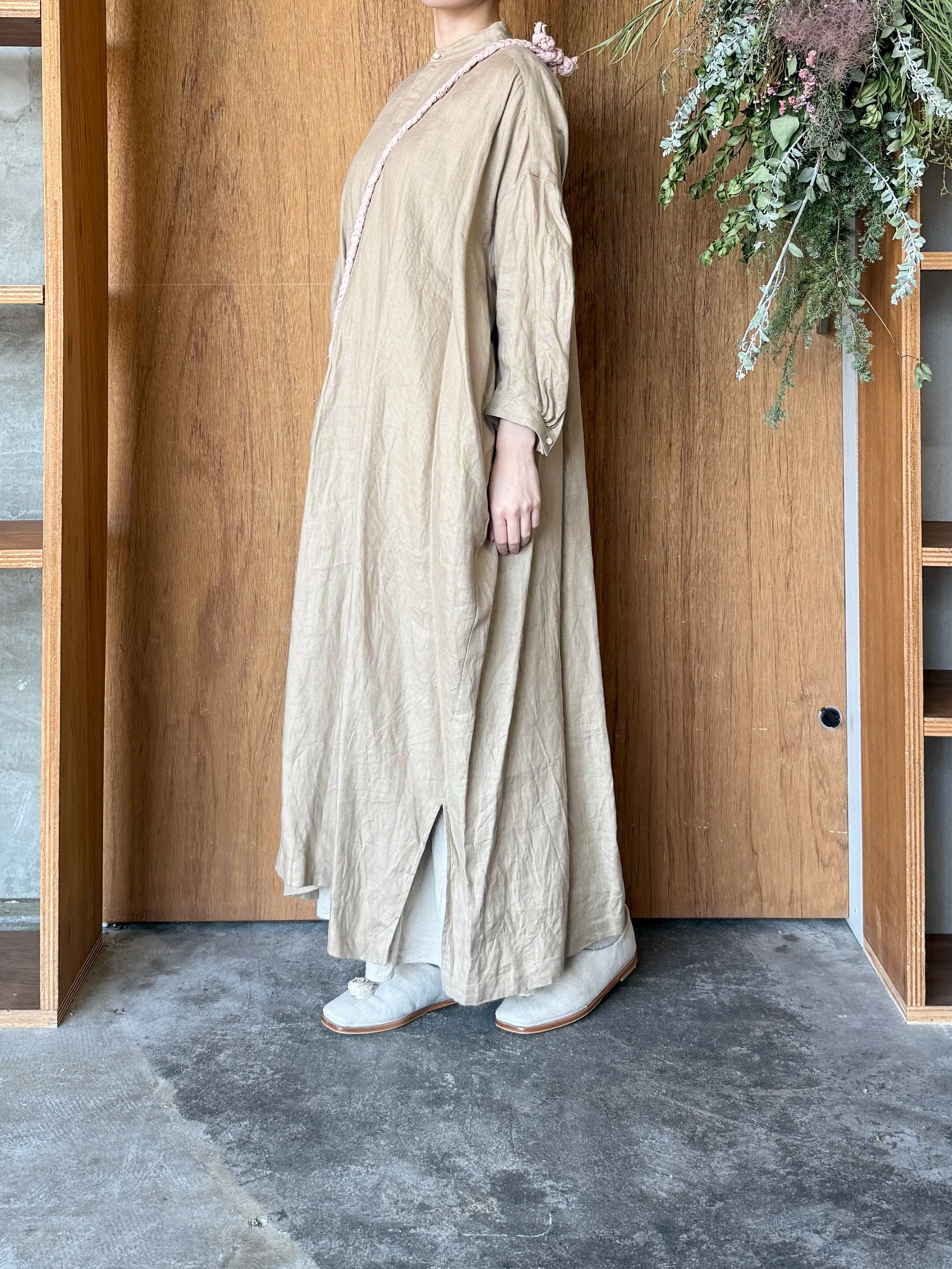 suzuki takayuki × ams, / braided shoulder strap (cloudy coral / ピンク)