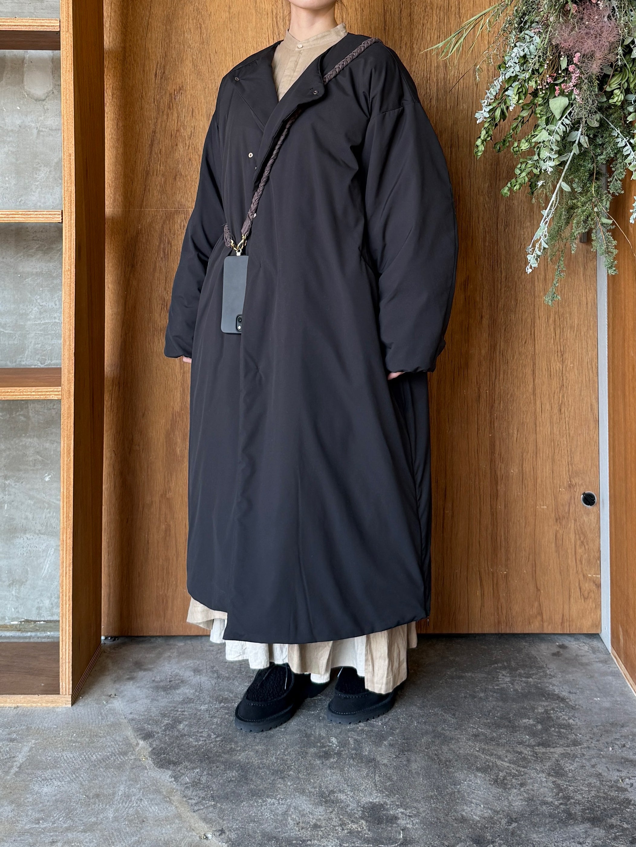 suzuki takayuki × ams, / braided shoulder strap (smoky walnut / ダークブラウン)