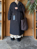 suzuki takayuki × ams, / cylinder tote bag (smoky walnut / ダークブラウン)