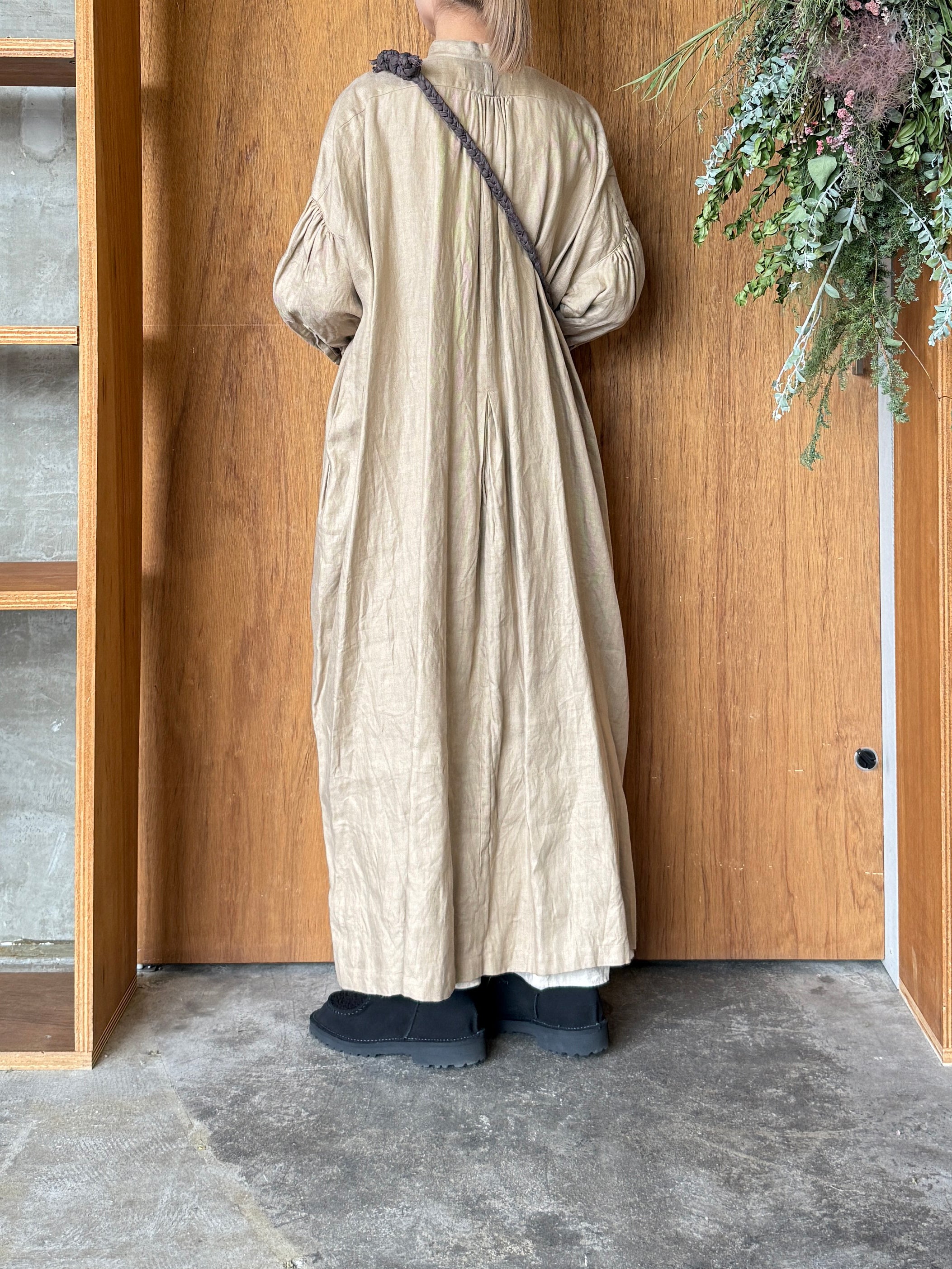 suzuki takayuki × ams, / braided shoulder strap (smoky walnut / ダークブラウン)