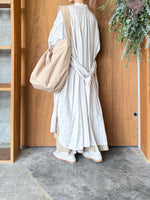 suzuki takayuki × ams, / cylinder tote bag (common oak / ベージュ)