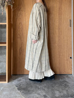 GASA*/  形跡 Traces ワイドワンピース (beige check)