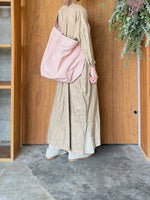 suzuki takayuki × ams, / cylinder tote bag (cloudy coral / ピンク)