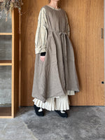 Vlas Blomme / Linen Voile エプロンドレス