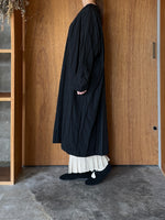 GASA*/  形跡 Traces ワイドワンピース (black check)