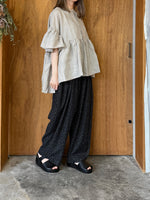 PARIS DE AOUNE / ドットプリント コクーンイージーPT（クロドット）