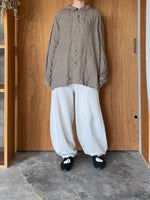 Vlas Blomme / Linen Voile フレアブラウス